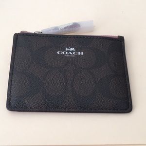 💕Coach signature skinny wallet